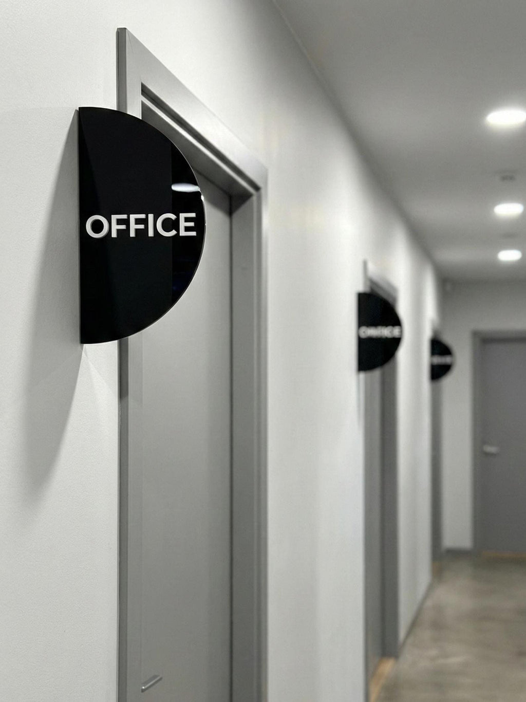 Custom Door Sign · Half-round