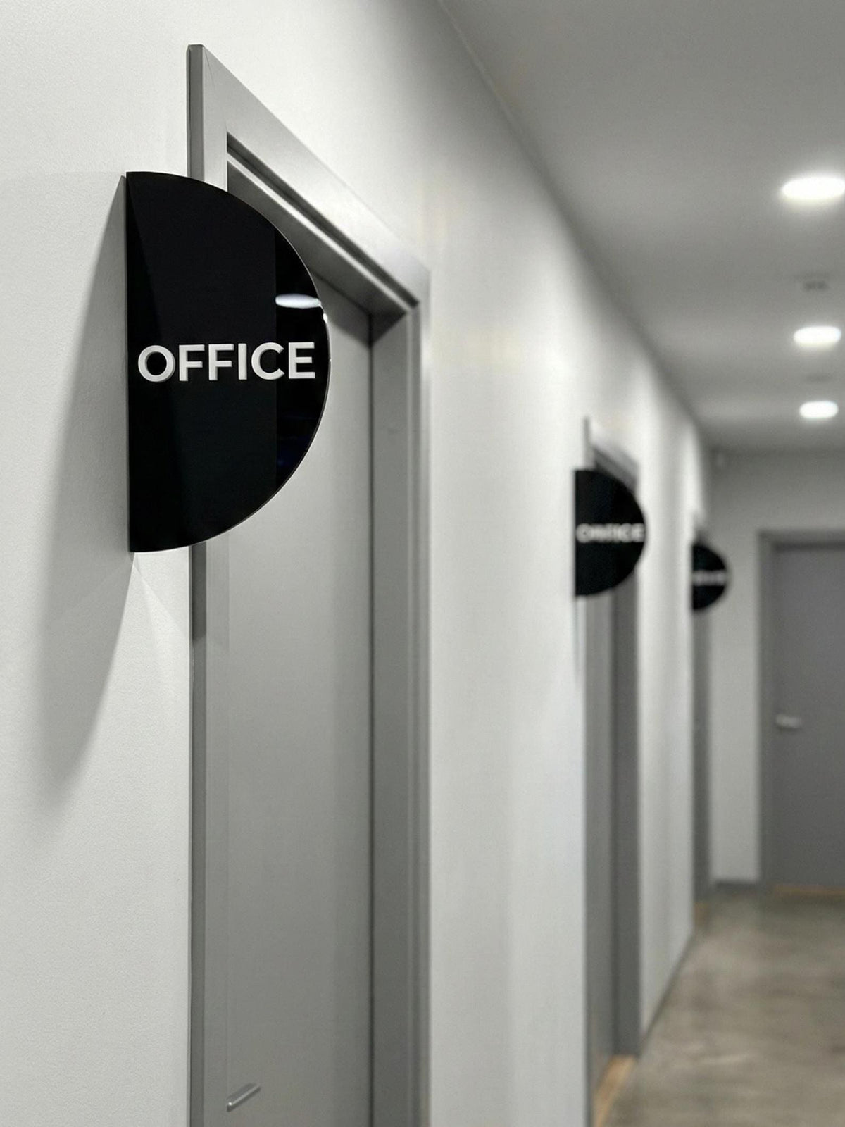 Custom Door Sign · Half-round