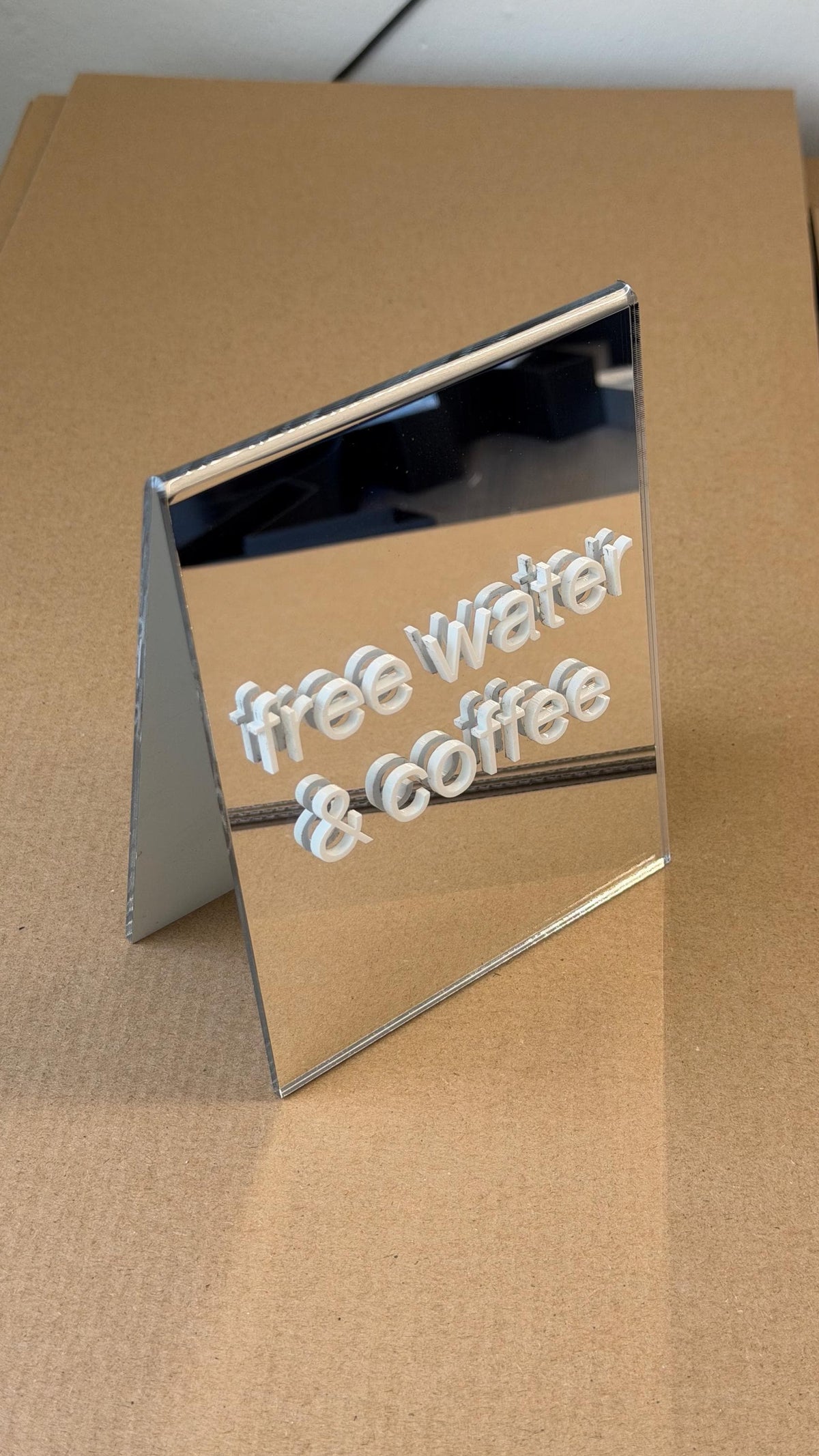 Custom Table Sign · 12 × 15 cm