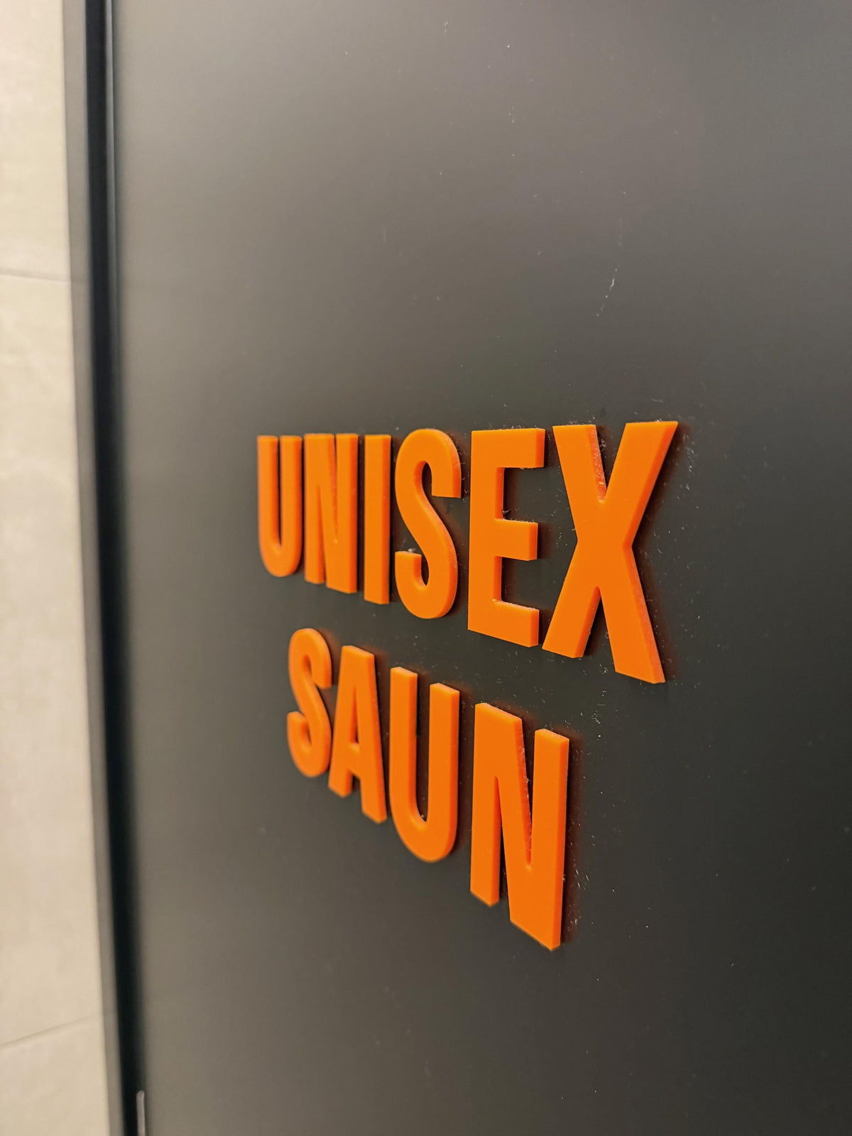Custom Door Lettering · Cut acrylic letters