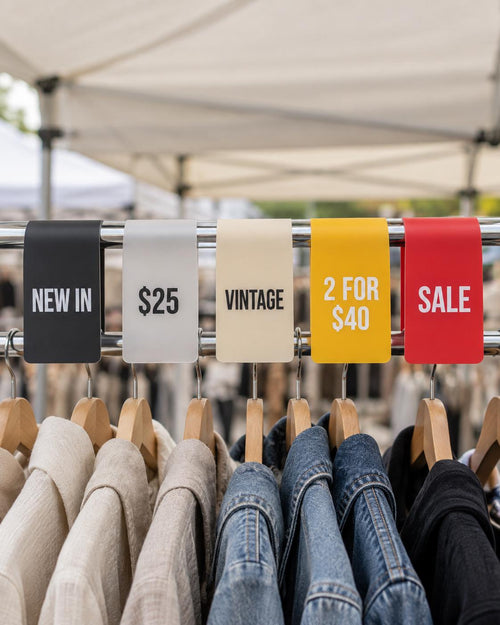 Clothing Rack Sign · 10 × 20 cm