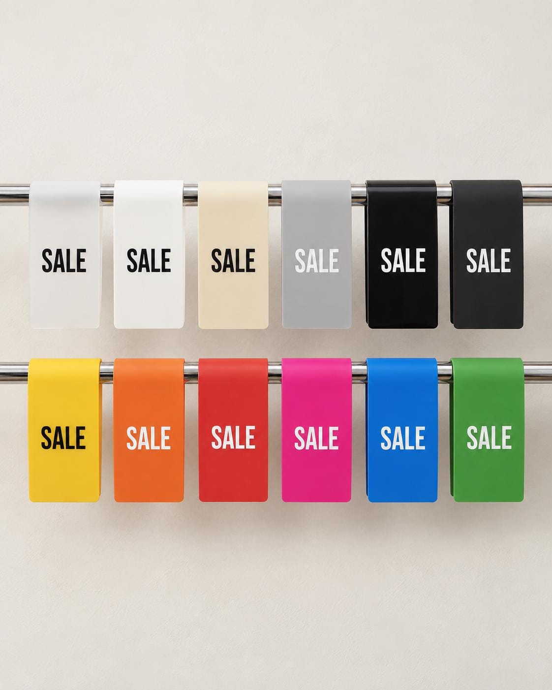 Clothing Rack Sign · 10 × 20 cm