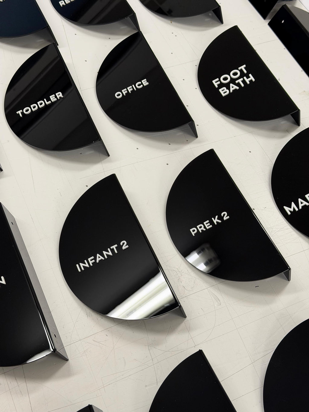 Custom Door Sign · Half-round